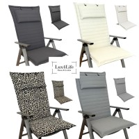 Coussins Exclusifs pour Chaises de Jardin à Haut...