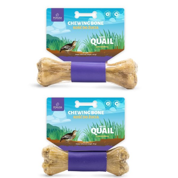 FEEL THE WILD Chew Bone with Quail & Wild Herbs for Dogs