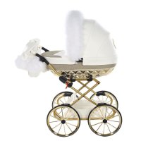 Junama Hand Craft Glitter Mini Doll Stroller –...